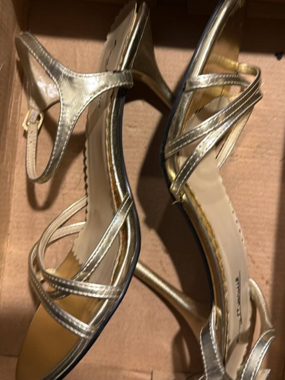 Gold Dress Party Heels